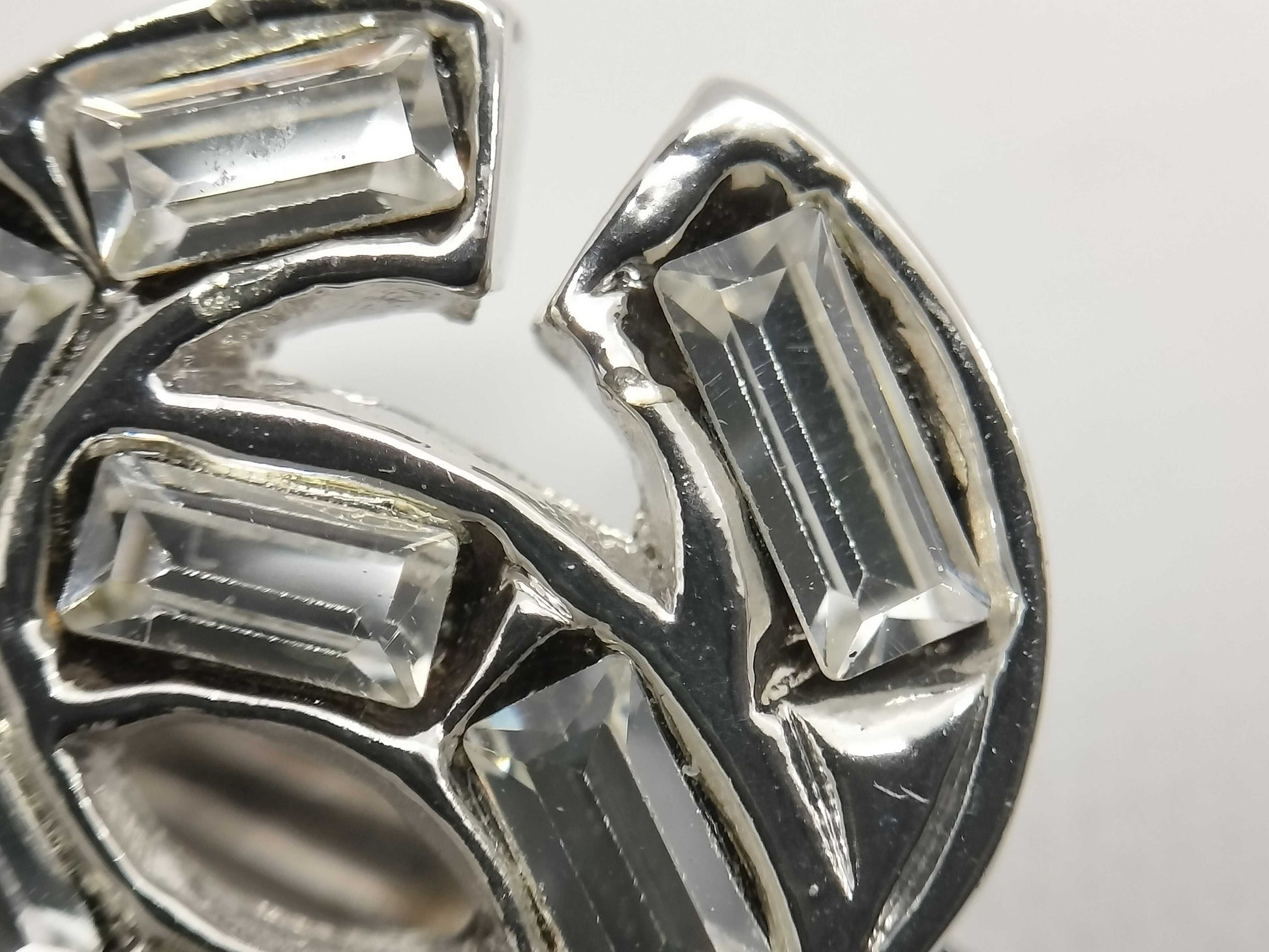 CHANEL Coco Mark Rhinestone 01P Earrings