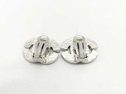 CHANEL Coco Mark Rhinestone 01P Earrings