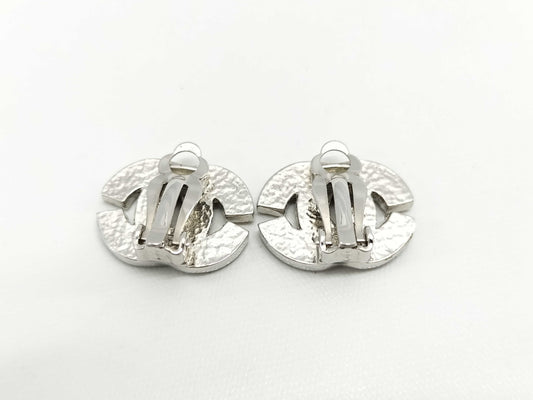 CHANEL Coco Mark Rhinestone 01P Earrings