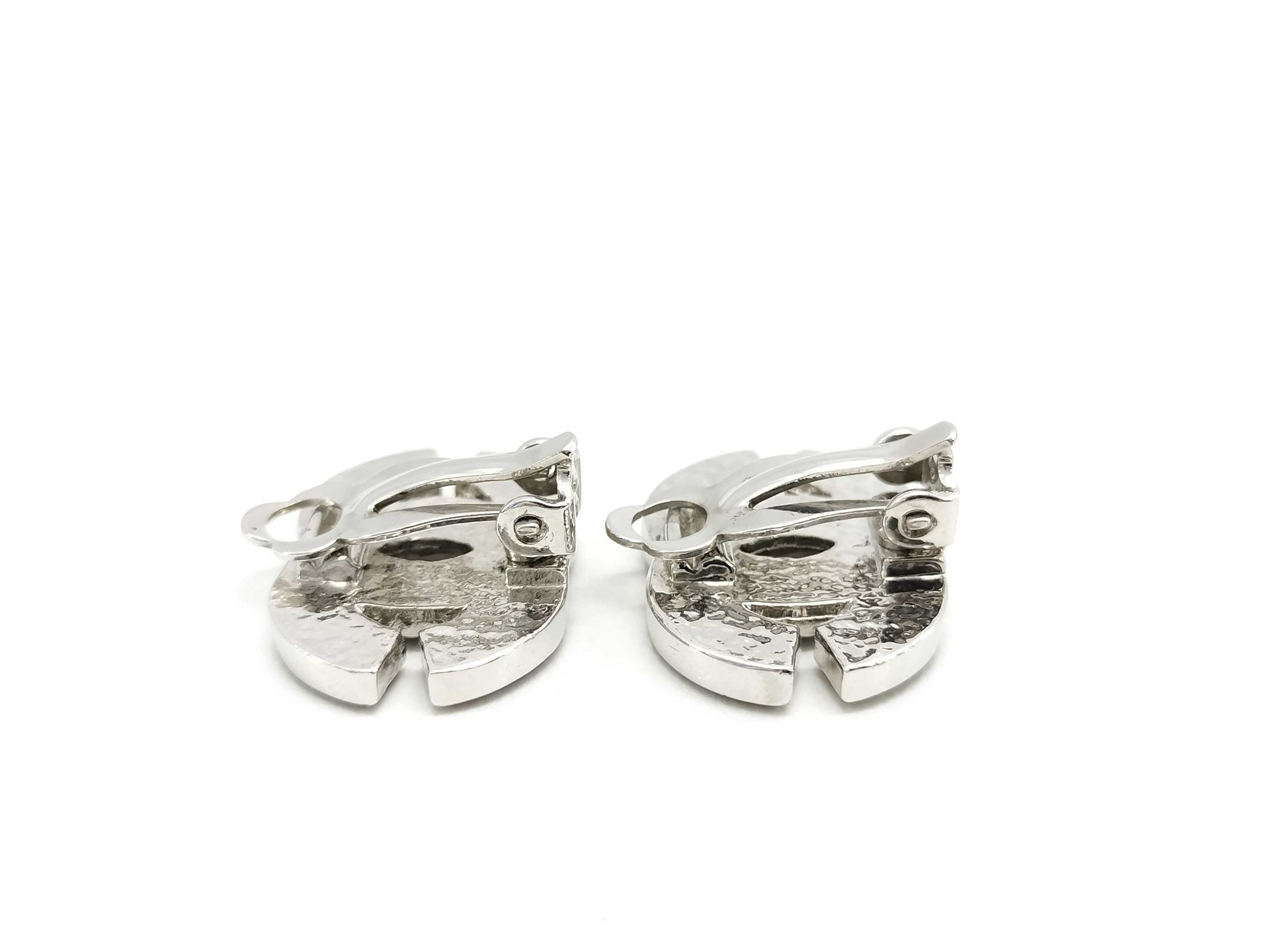 CHANEL Coco Mark Rhinestone 01P Earrings