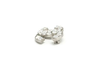 CHANEL Heart Rhinestone 04A Brooch