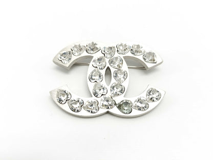CHANEL Heart Rhinestone 04A Brooch