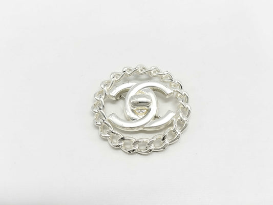 CHANEL Coco Mark Turn Lock 97A Brooch