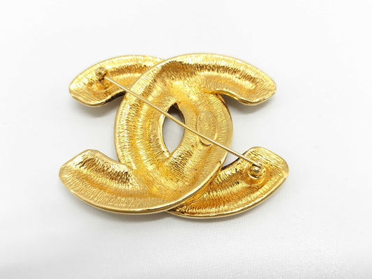CHANEL Coco Mark Matelasse 1152 Brooch