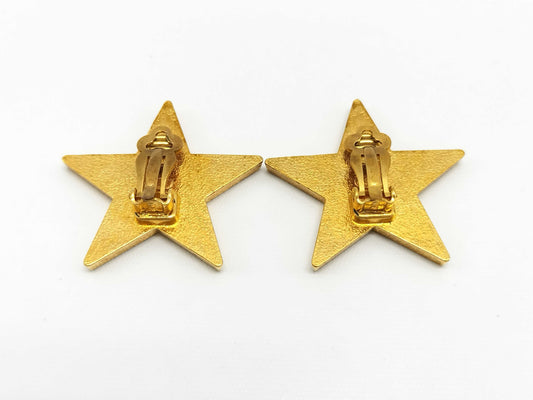 CHANEL Coco Mark Star 01P Earrings