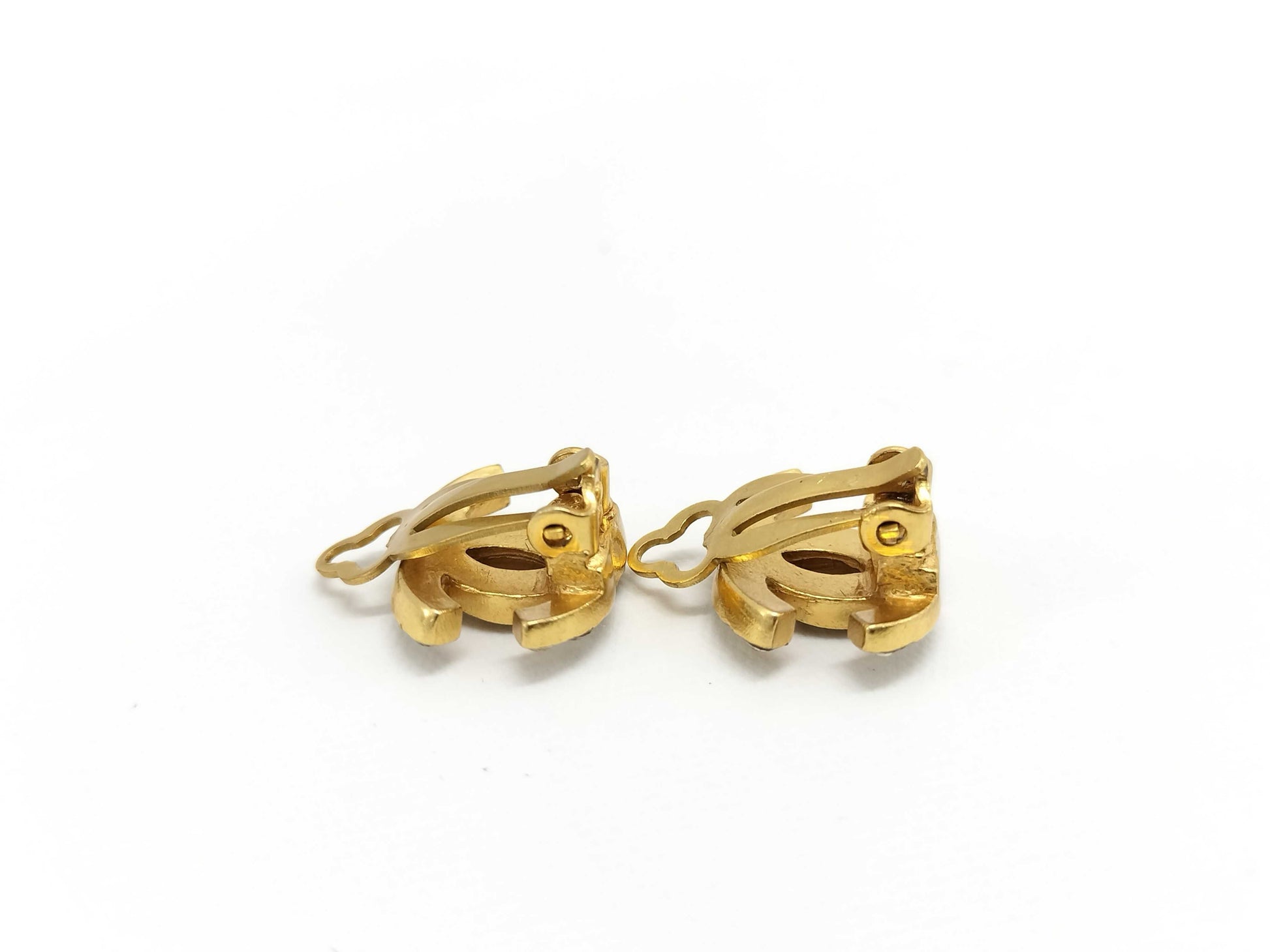 CHANEL Coco Mark Rhinestone 02A Earrings