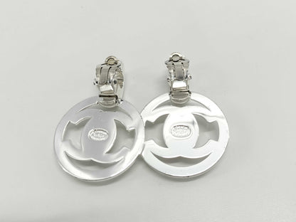 CHANEL Coco Mark Turn Lock Earrings 97P Earrings