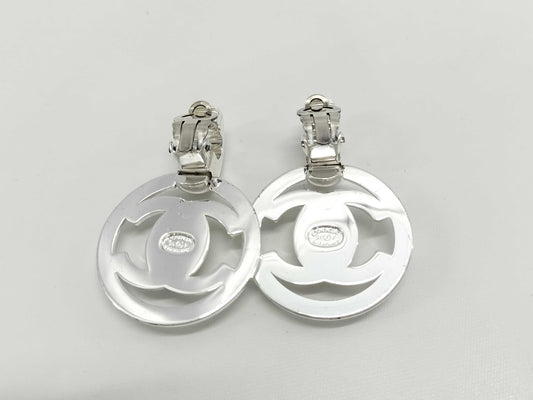 CHANEL Coco Mark Turn Lock Earrings 97P Earrings