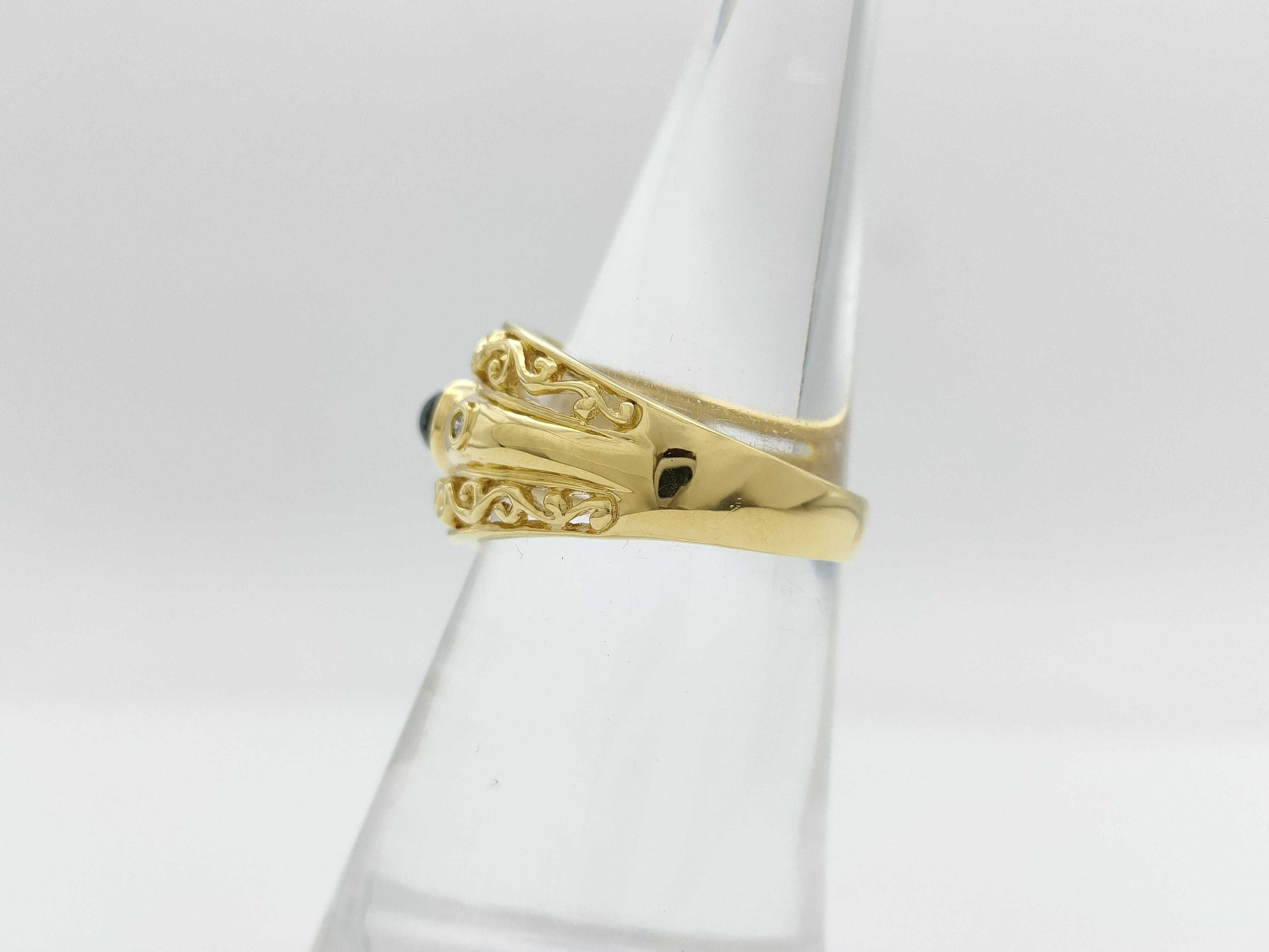 S 0.78ct D 0.03ct K18 5.7g Ring 