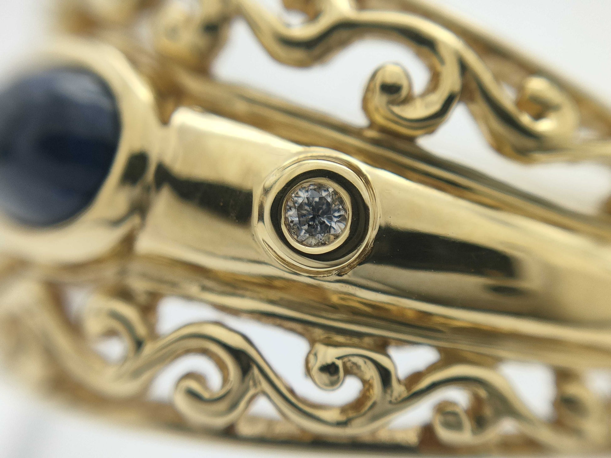 S 0.78ct D 0.03ct K18 5.7g Ring 