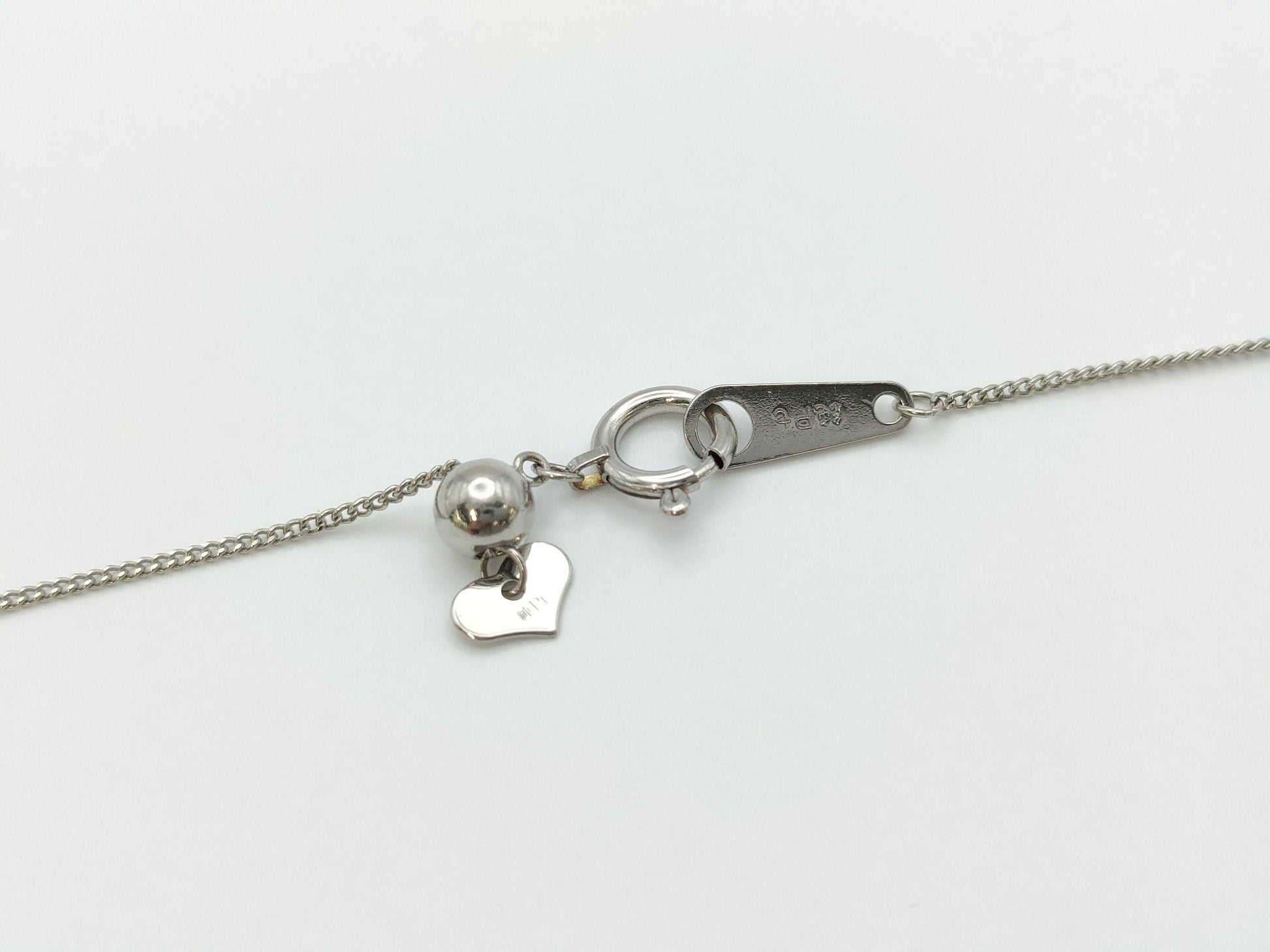 E1.29ct D0.16ct Pt999/Pt900/K18 7.9g Necklace 