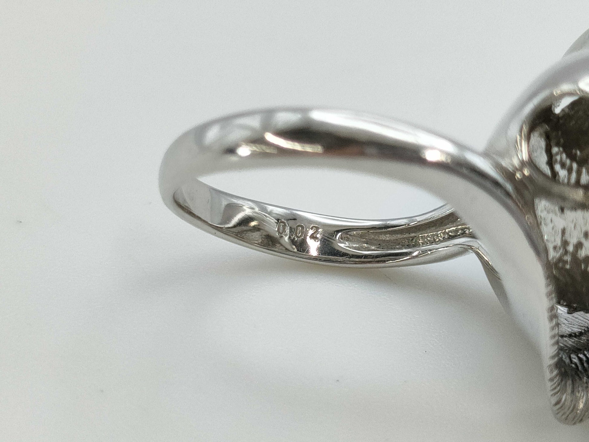 Pearl diameter: approx. 13.2*12.6mm, D0.02ct, PT900, 15.6g, Ring 