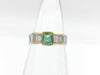 E0.32ct D0.51ct PT900/K18 4.2g Ring 