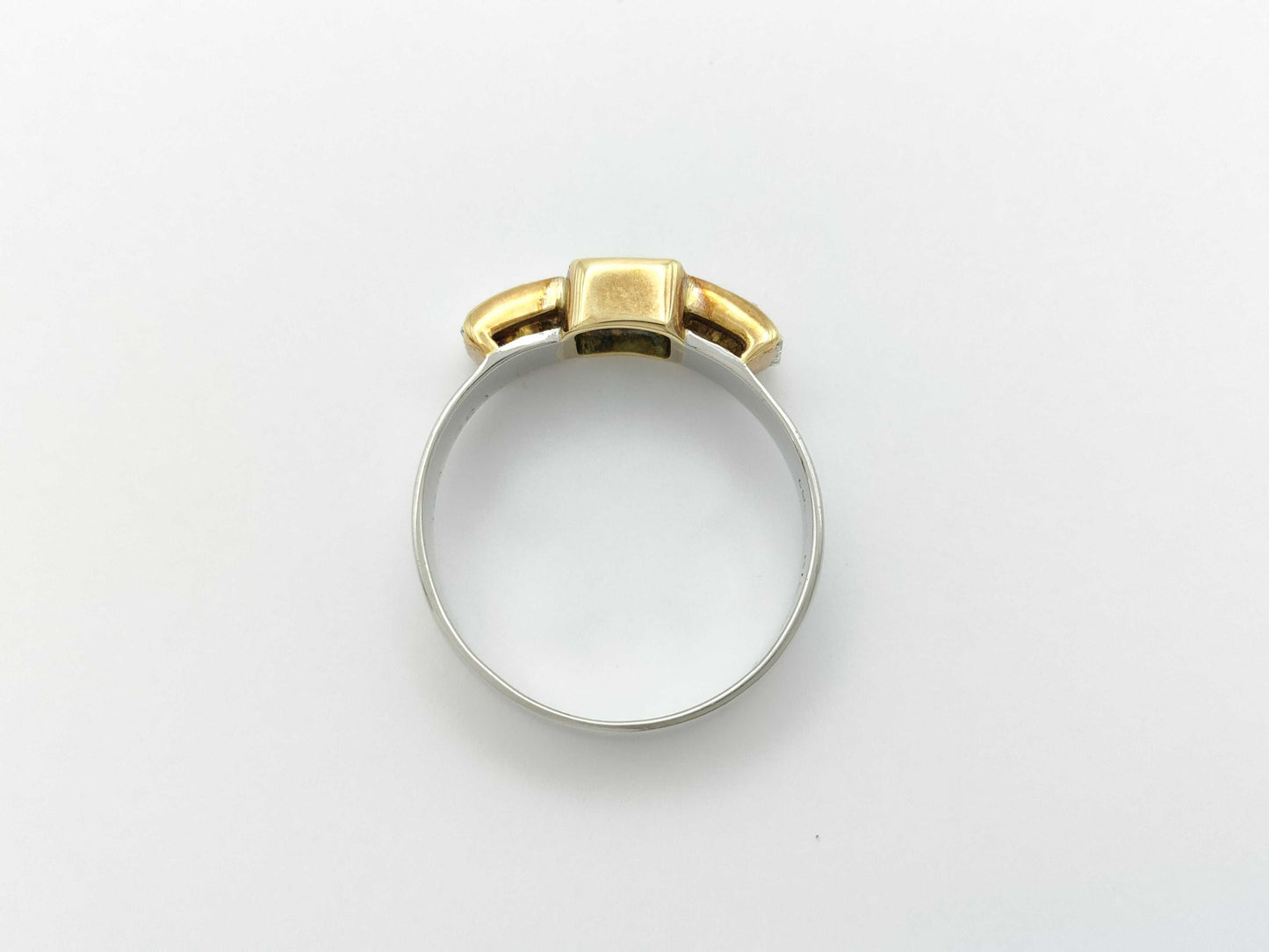 E0.32ct D0.51ct PT900/K18 4.2g Ring 