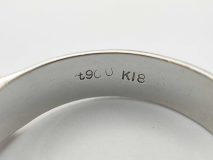 E0.32ct D0.51ct PT900/K18 4.2g Ring 