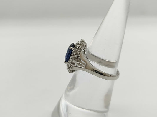 S2.00ct D0.30ct PT900 6.2g Ring 