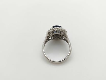 S2.00ct D0.30ct PT900 6.2g Ring 