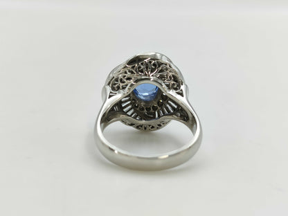 S2.58ct D1.34ct PT900 12.4g Ring 