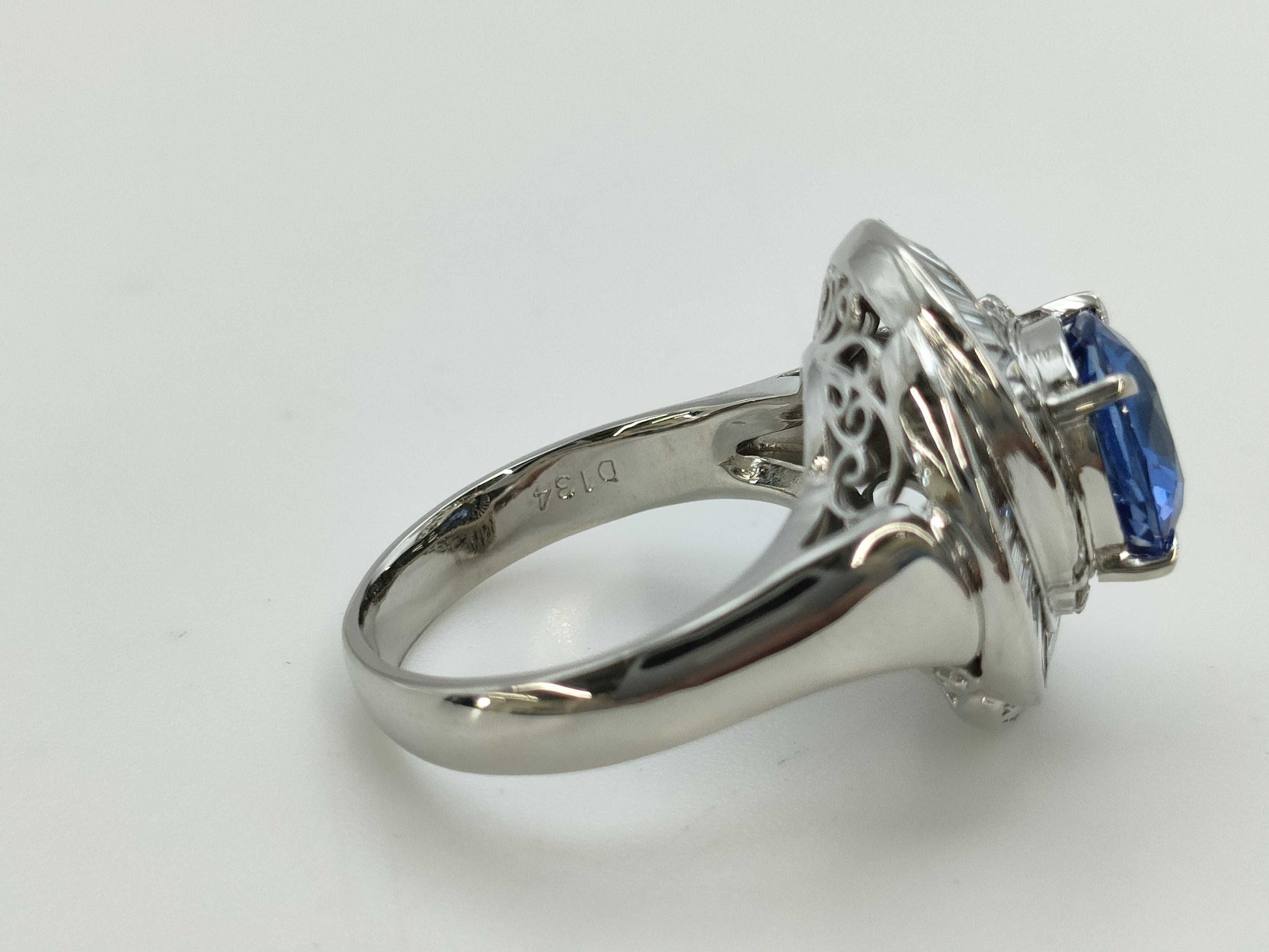S2.58ct D1.34ct PT900 12.4g Ring 