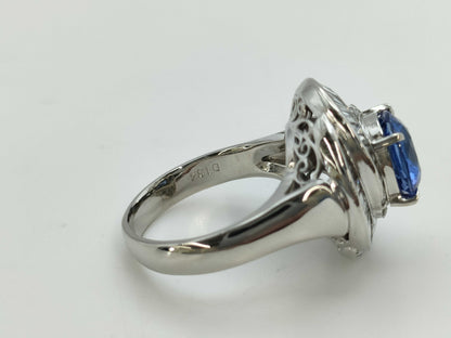 S2.58ct D1.34ct PT900 12.4g Ring 