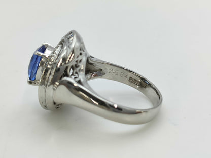 S2.58ct D1.34ct PT900 12.4g Ring 