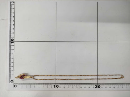 R1.23ct D0.06ct K18 9.8g Necklace 