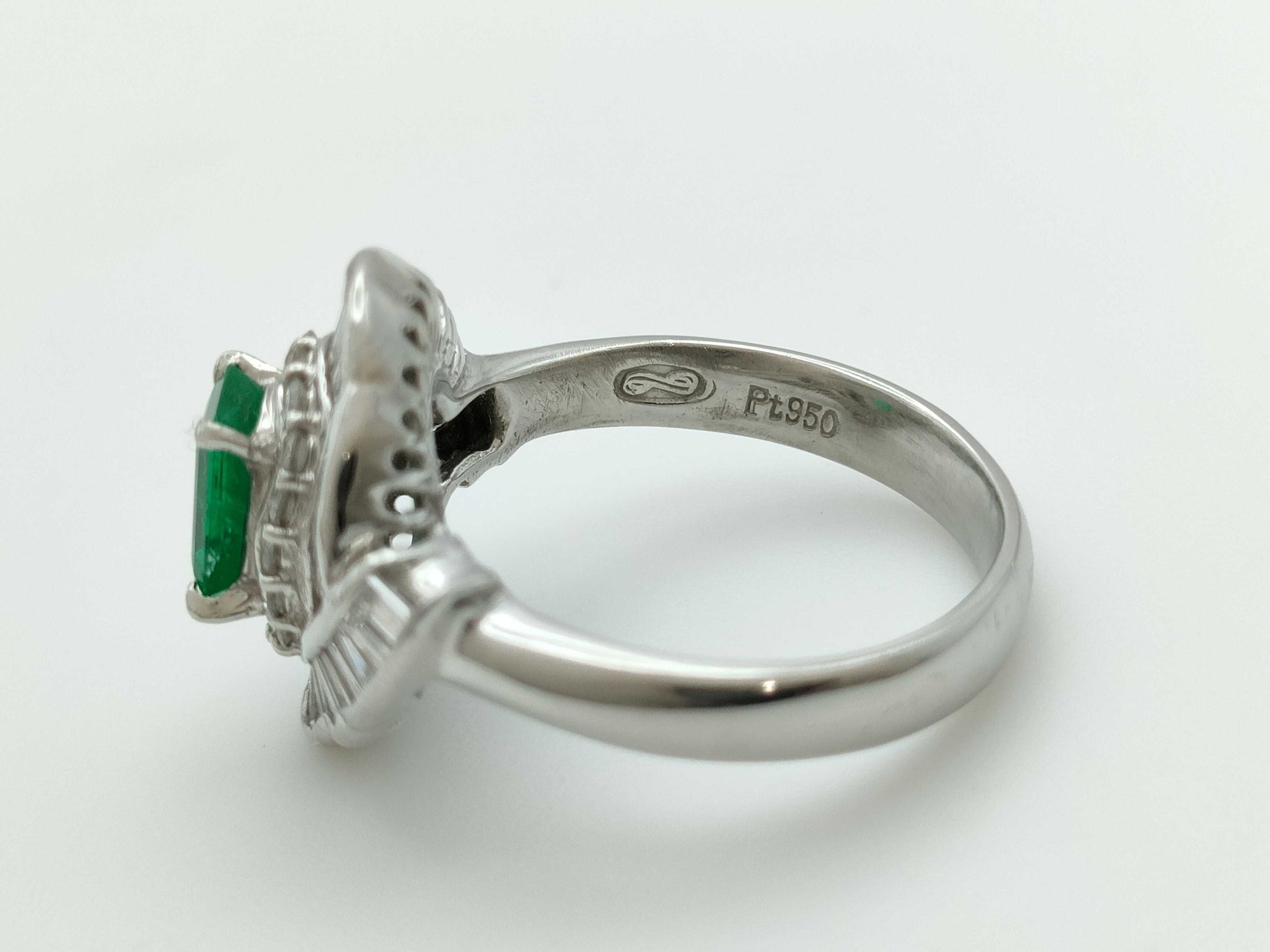 E0.6ct D0.71ct PT950 8.5g Ring 