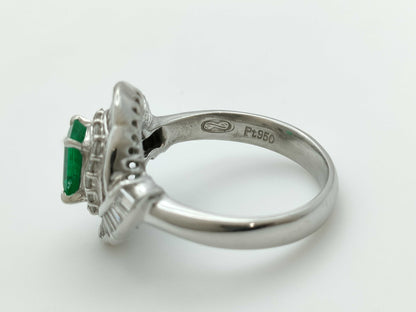 E0.6ct D0.71ct PT950 8.5g Ring 
