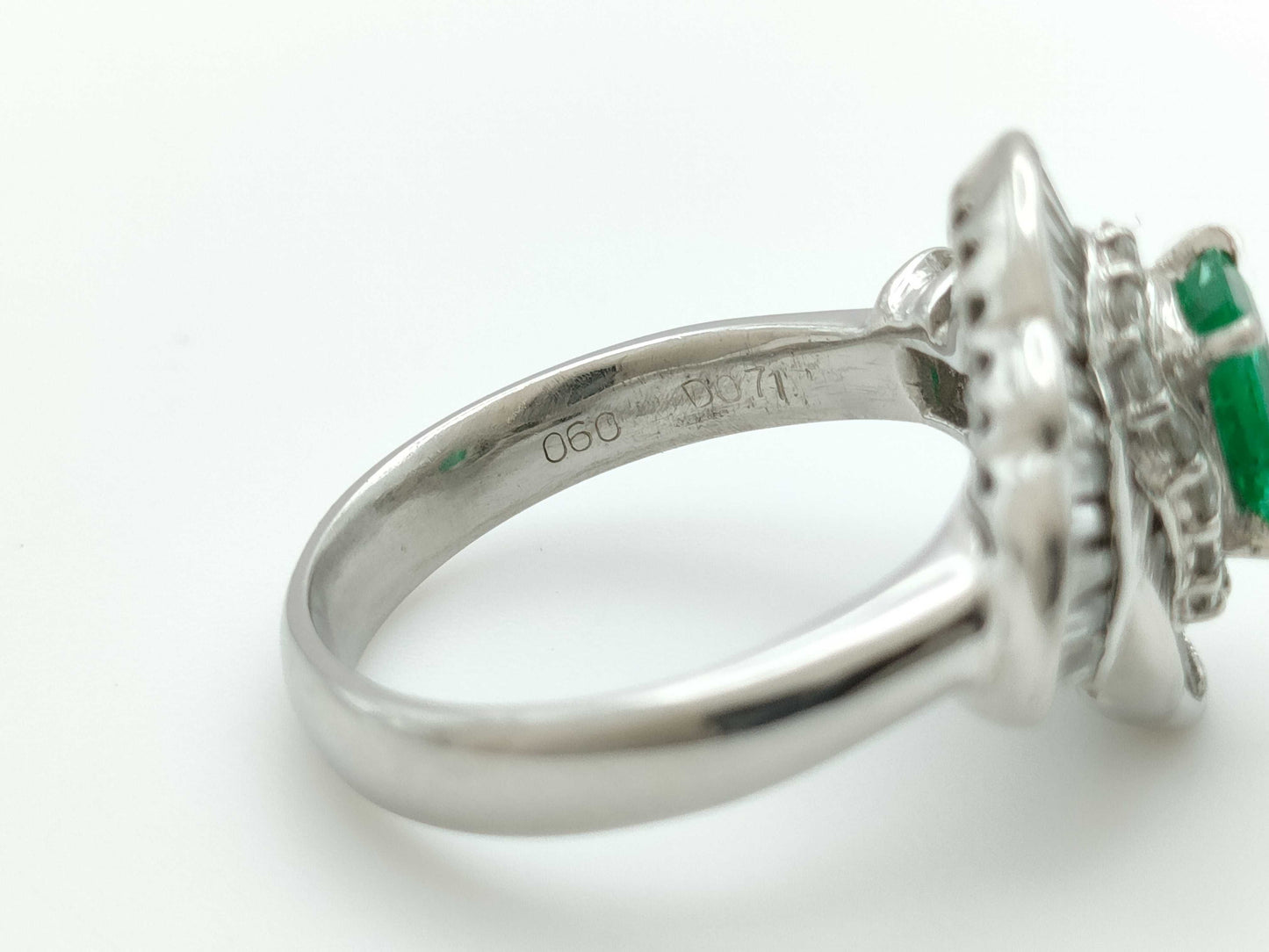 E0.6ct D0.71ct PT950 8.5g Ring 