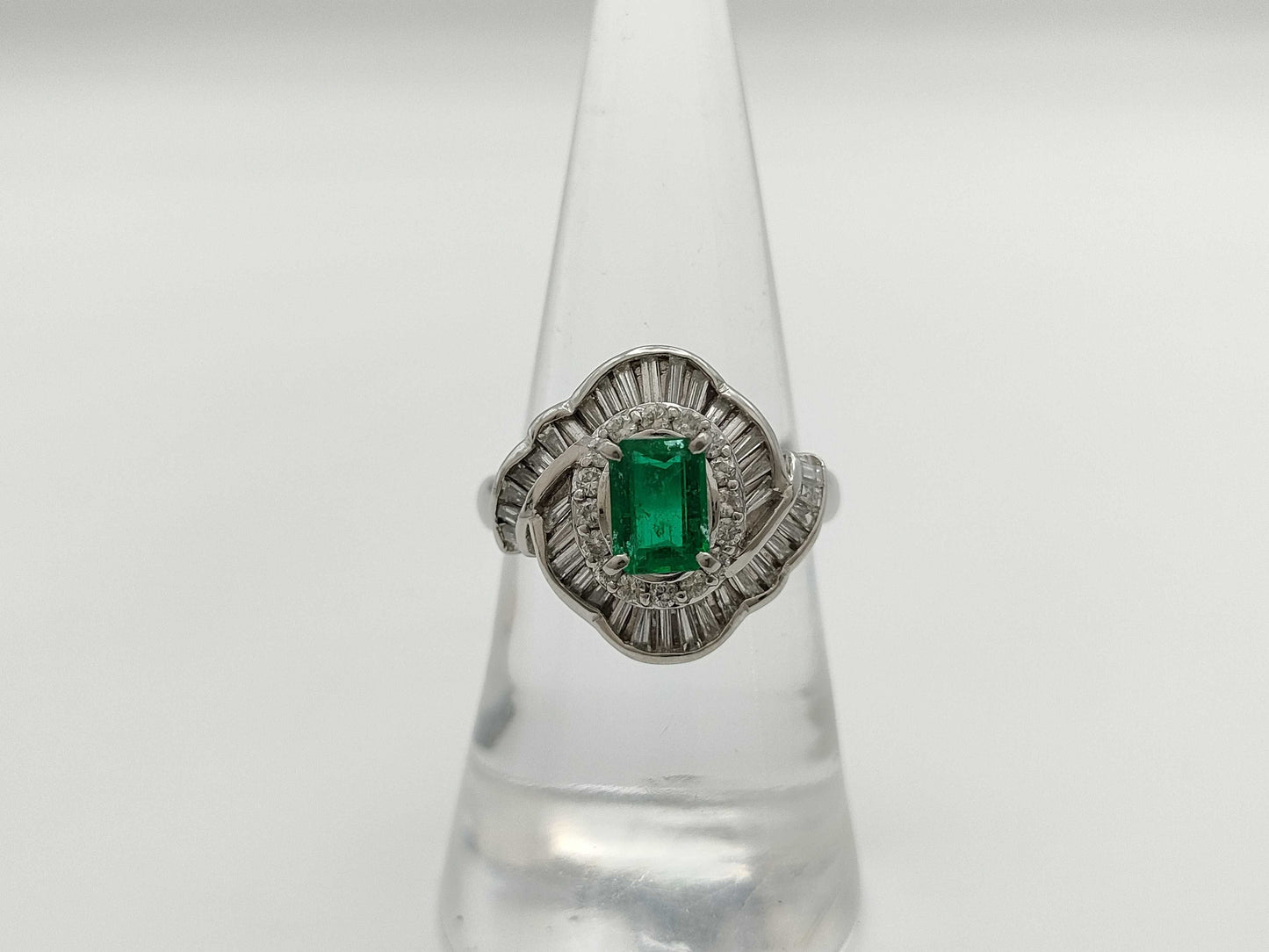 E0.6ct D0.71ct PT950 8.5g Ring 