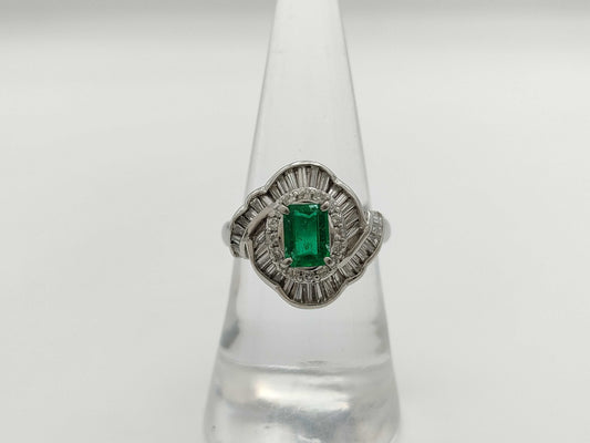 E0.6ct D0.71ct PT950 8.5g Ring 
