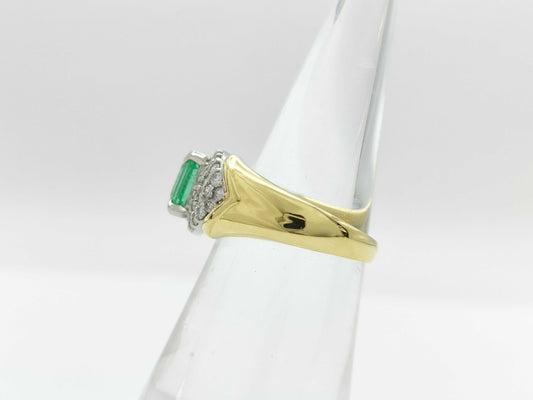 E1.45ct D0.72ct K18/PT900 10g Ring 