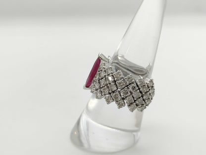R1.7ct D3.35ct 750 9.6g Ring 