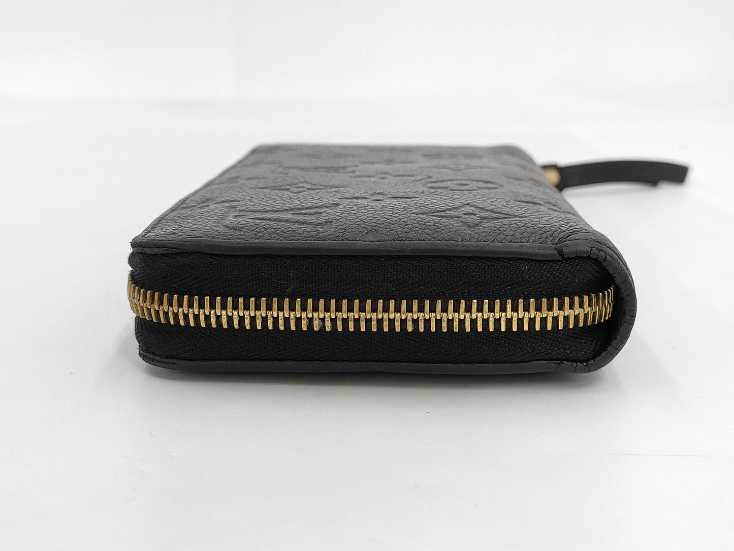 LOUIS VUITTON Monogram Empreinte Zippy Wallet Noir Wallet