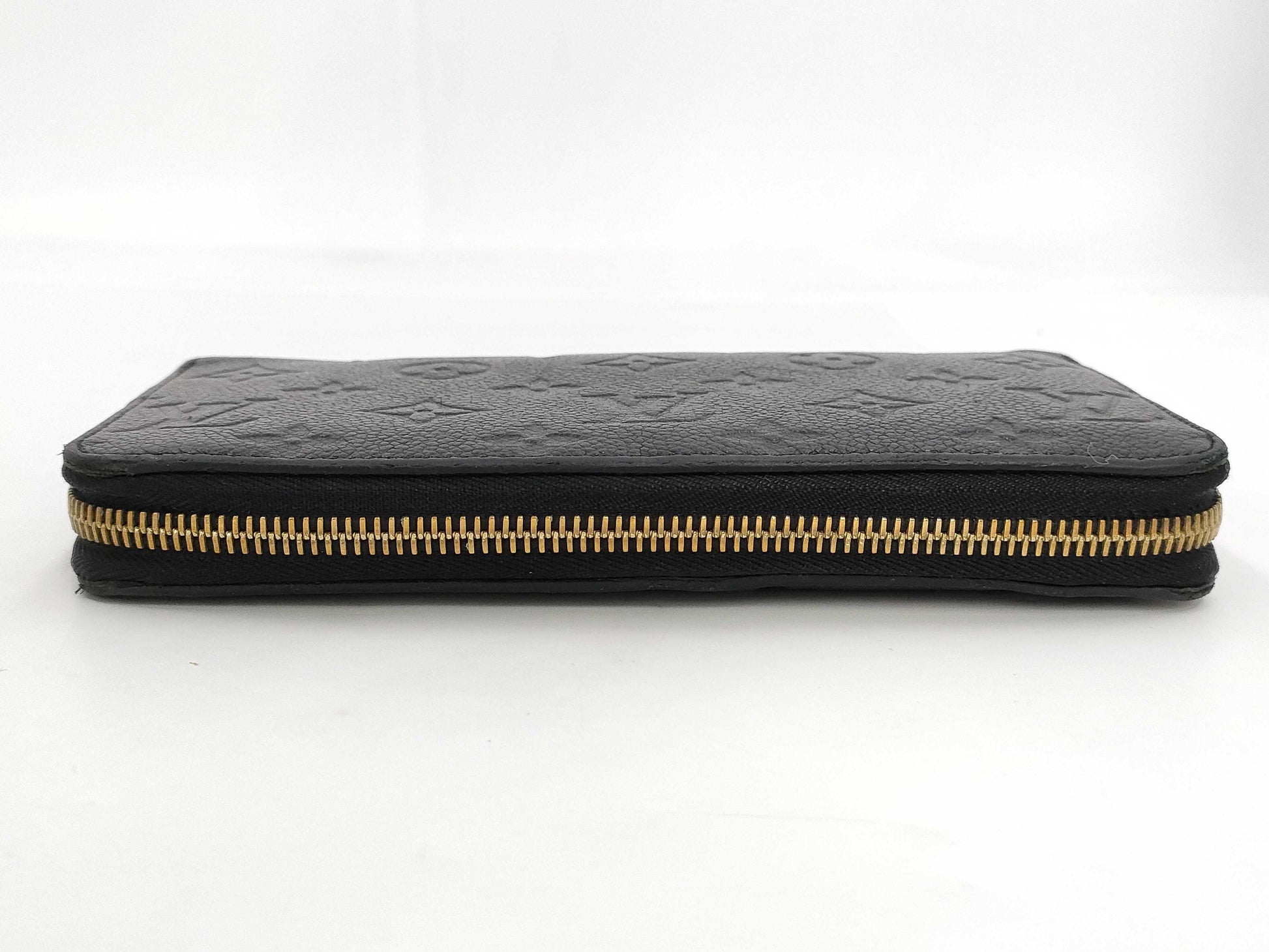 LOUIS VUITTON Monogram Empreinte Zippy Wallet Noir Wallet