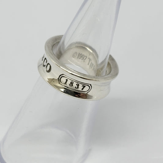 Tiffany & Co. Tiffany Narrow Ring 1837 Silver 925 6.9g Ring