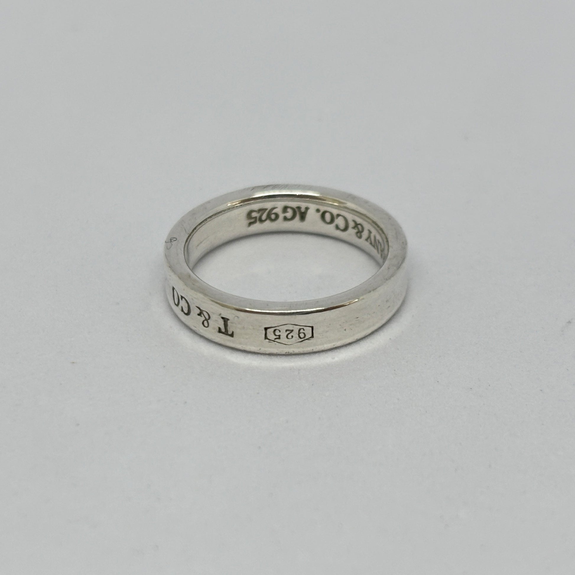 Tiffany & Co. Tiffany Narrow Ring, Narrow, 1837, Sterling Silver, 925, 3.5g
