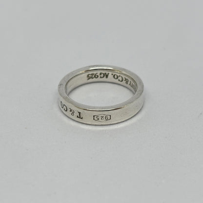 Tiffany & Co. Tiffany Narrow Ring, Narrow, 1837, Sterling Silver, 925, 3.5g