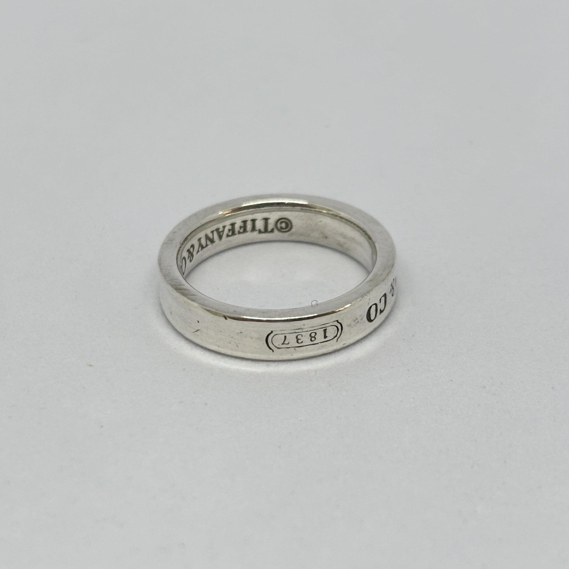 Tiffany & Co. Tiffany Narrow Ring, Narrow, 1837, Sterling Silver, 925, 3.5g