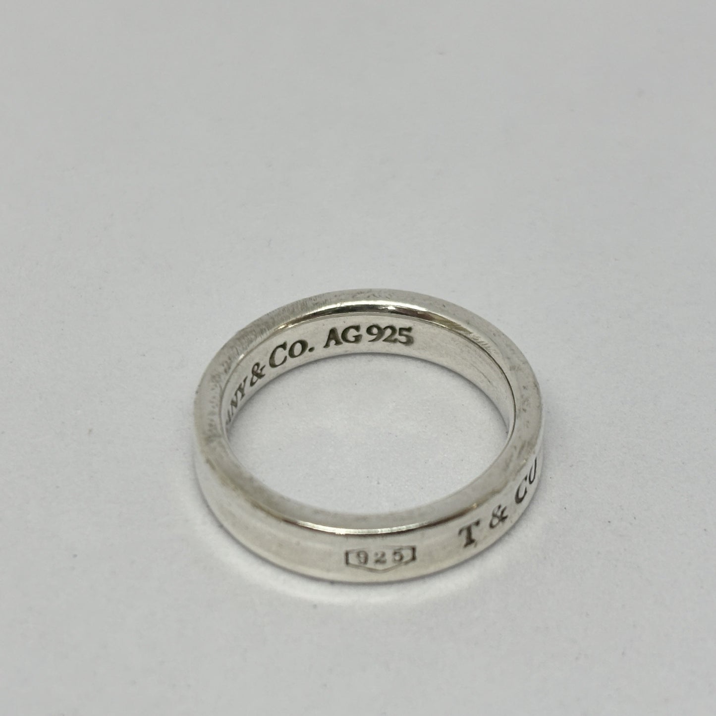 Tiffany & Co. Tiffany Narrow Ring, Narrow, 1837, Sterling Silver, 925, 3.5g