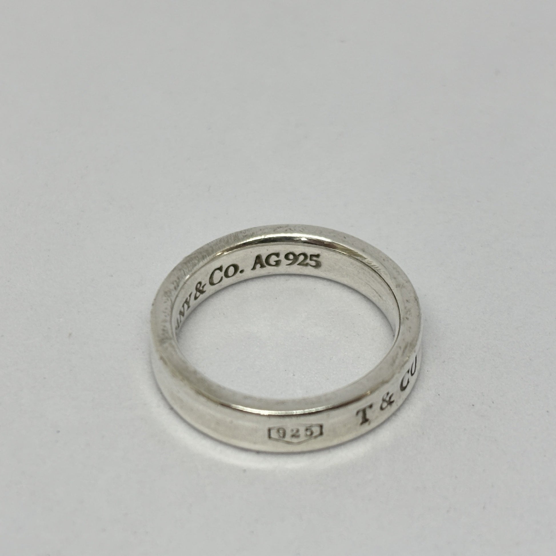 Tiffany & Co. Tiffany Narrow Ring, Narrow, 1837, Sterling Silver, 925, 3.5g