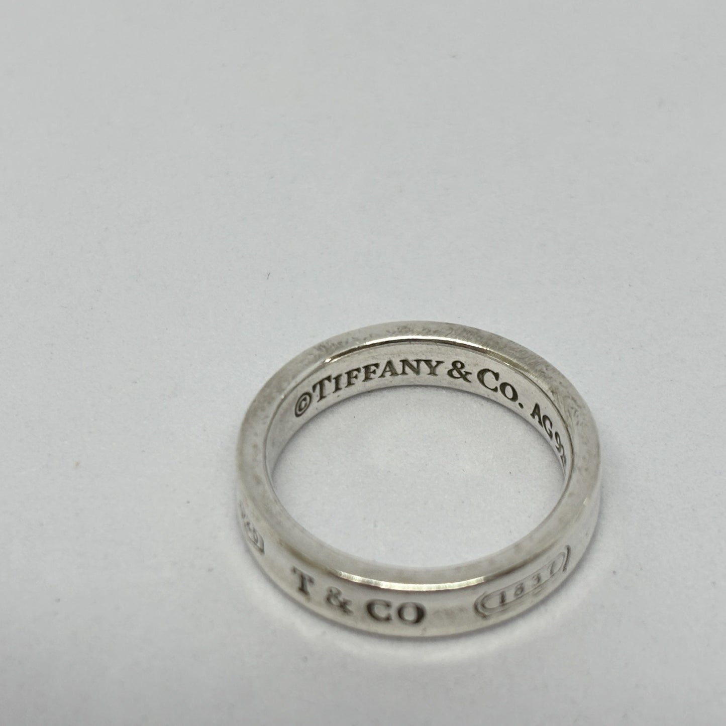 Tiffany & Co. Tiffany Narrow Ring, Narrow, 1837, Sterling Silver, 925, 3.5g