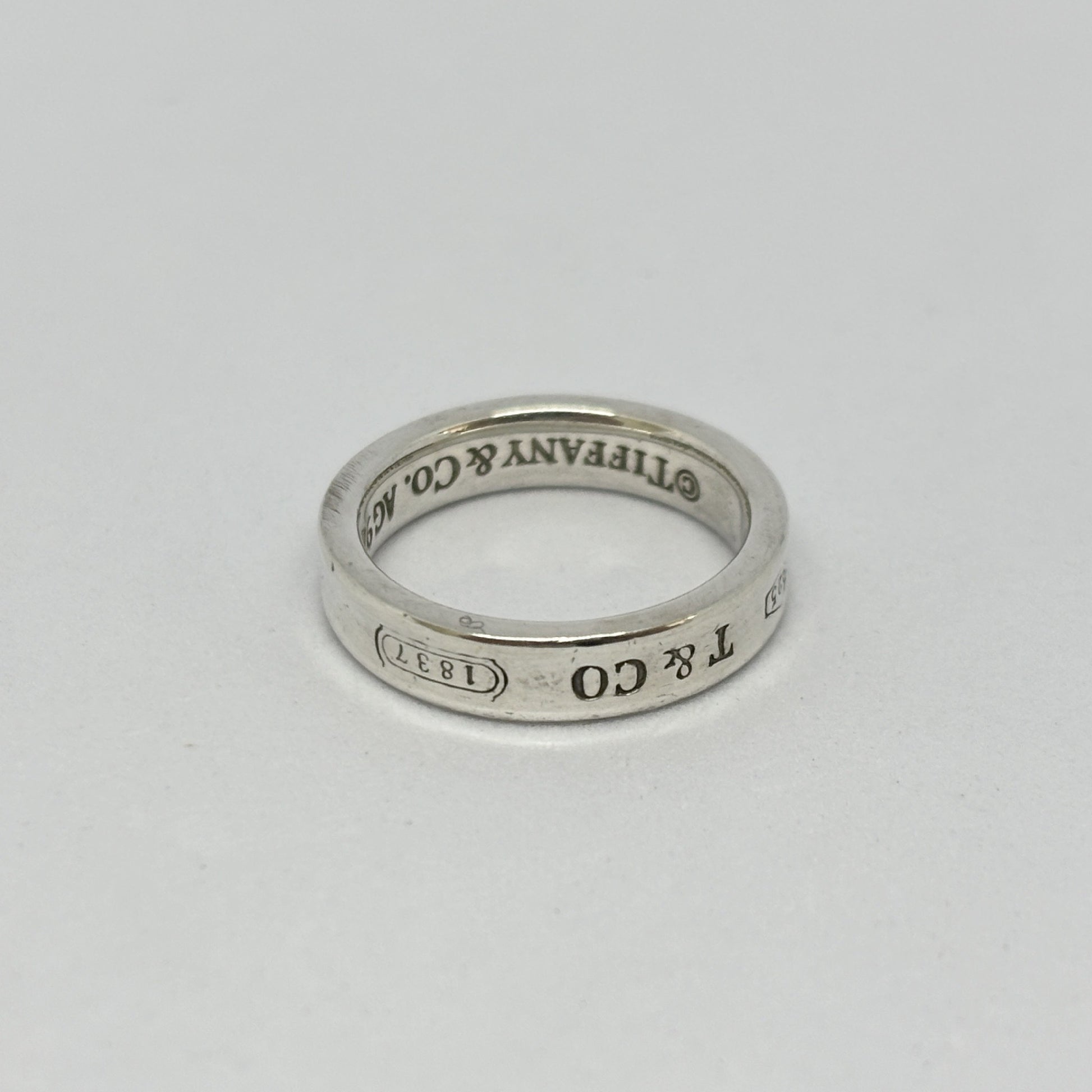 Tiffany & Co. Tiffany Narrow Ring, Narrow, 1837, Sterling Silver, 925, 3.5g