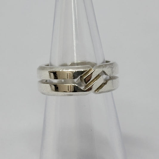 GUCCI GUCCI Infinity Knot Ring Silver Ag 925 6.4g Ring