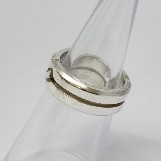 GUCCI GUCCI Infinity Knot Ring Silver Ag 925 6.4g Ring