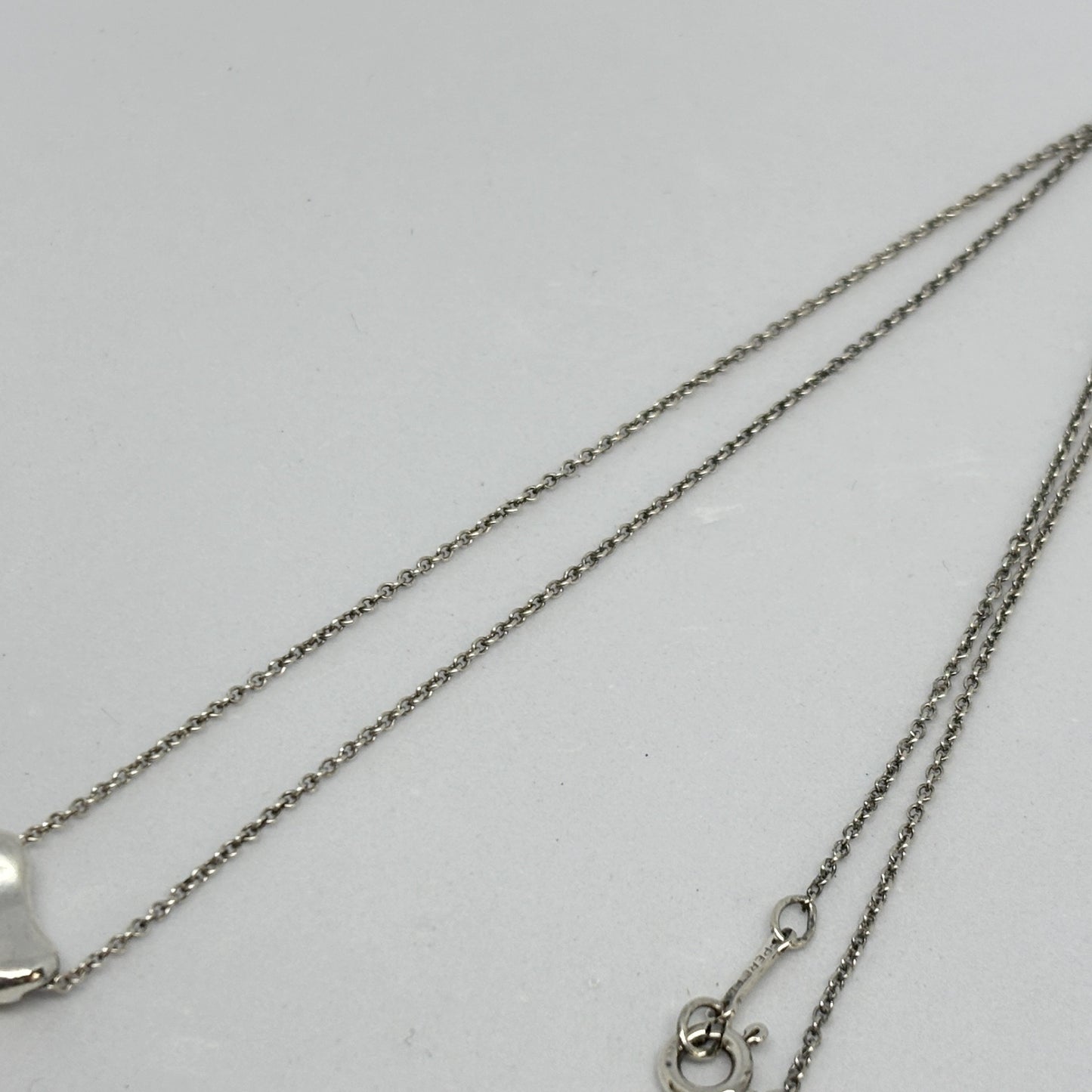 Tiffany & Co. Tiffany Bean Peretti Necklace in 925 Sterling Silver, 2.8g