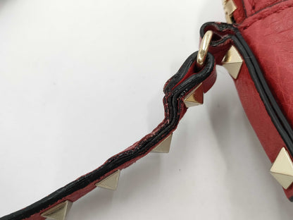 Valentino Garavani Studded Red Shoulder Bag