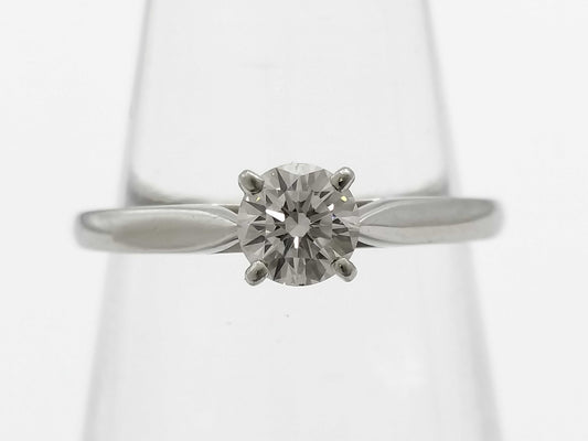 Cartier Solitaire #45 D0.29ct Pt950 2.0g Ring 