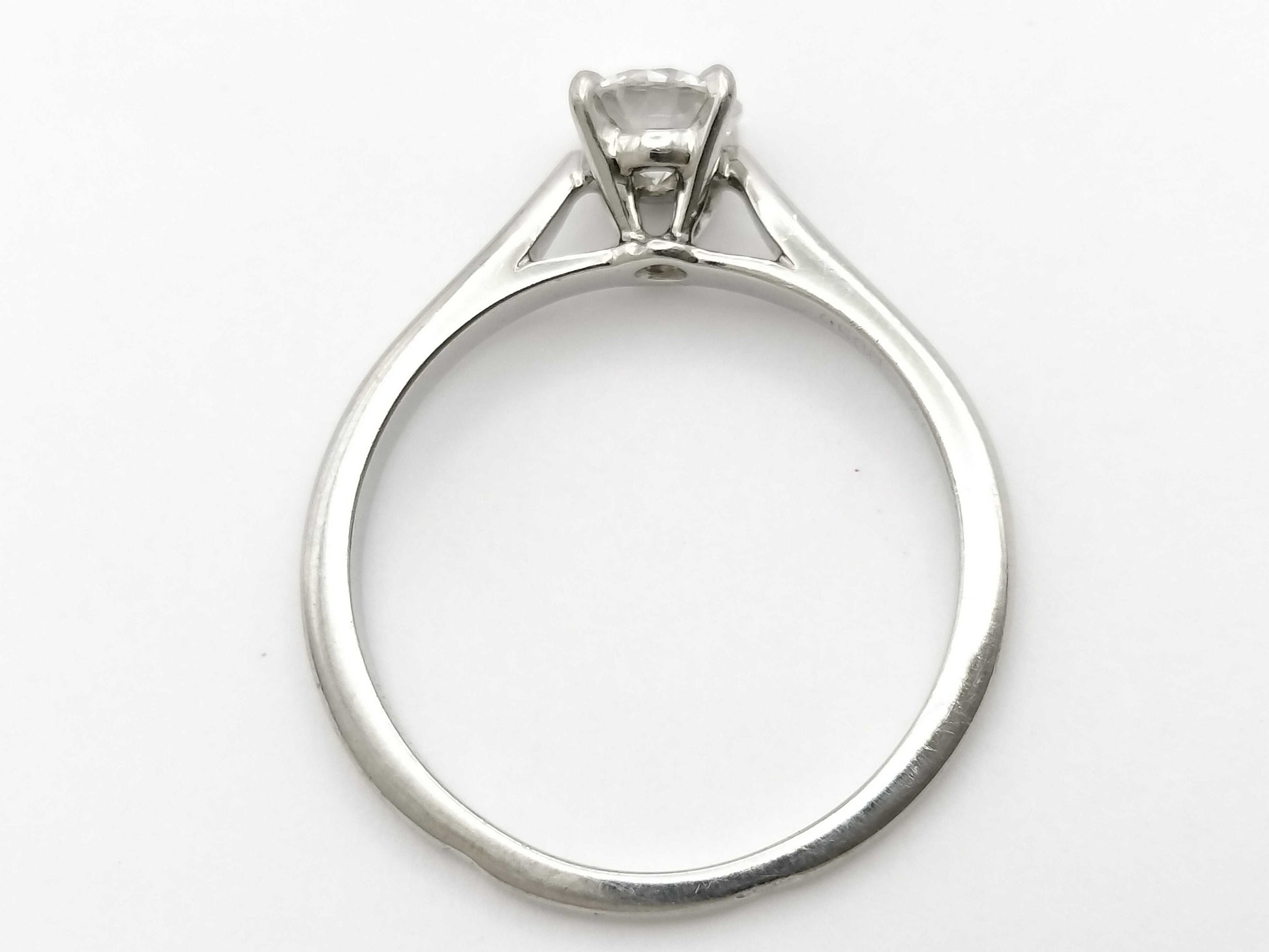 Cartier Solitaire #45 D0.29ct Pt950 2.0g Ring 