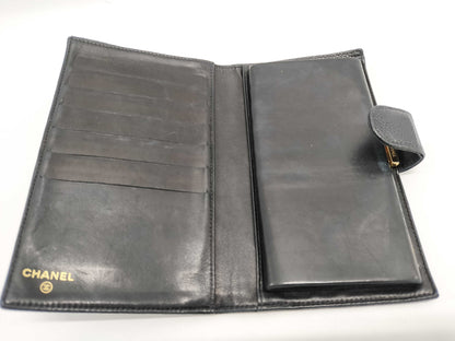 CHANEL Caviar Leather Bifold Wallet
